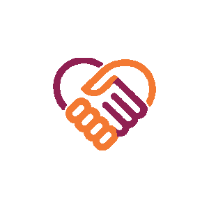 icon of two hands forming a heart