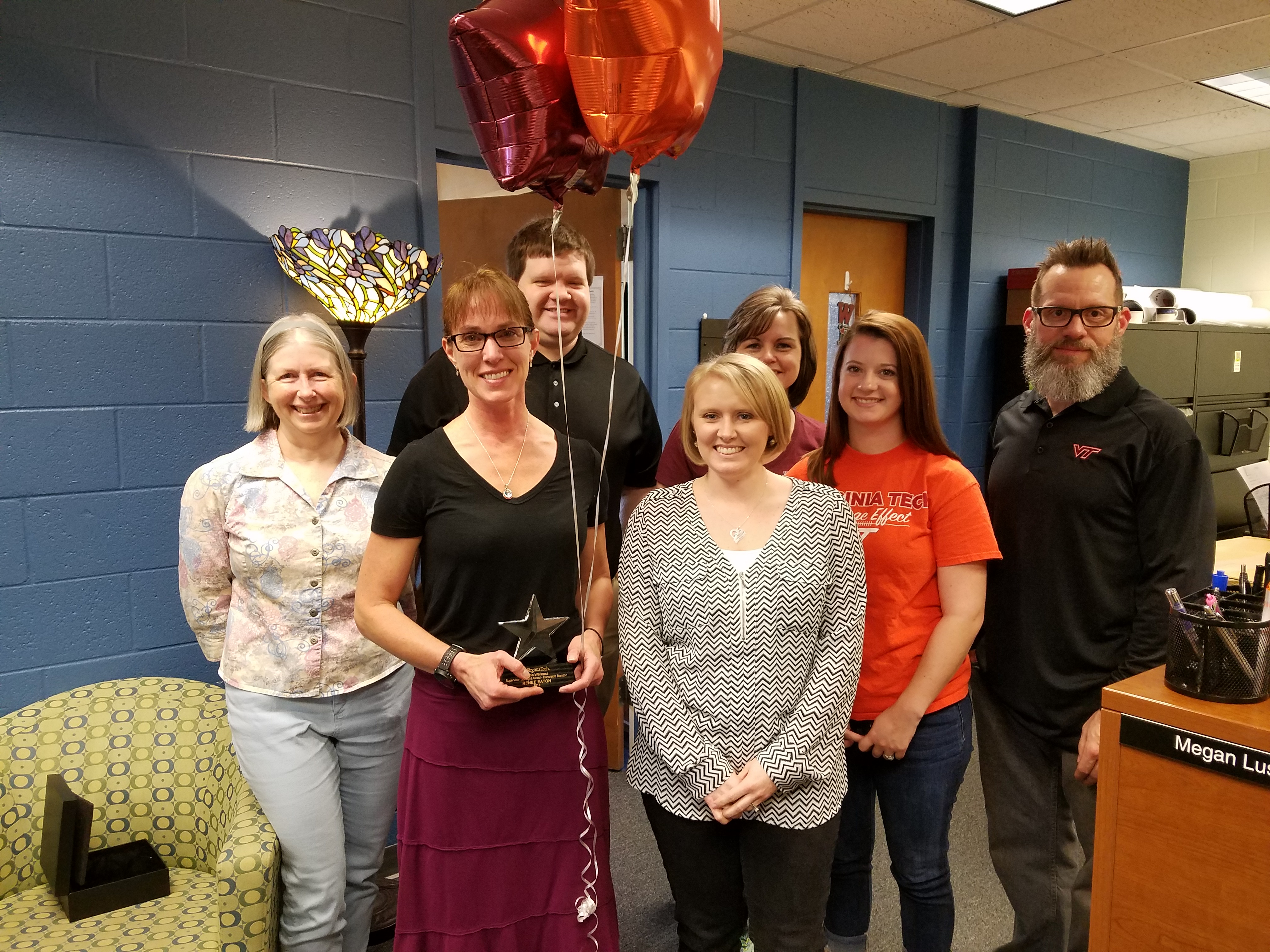 Renee Eaton with her employees