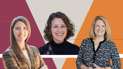 Graphic with ECEI working group members Mallory Tuttle, Katie Carmichael, and Ana Agud 